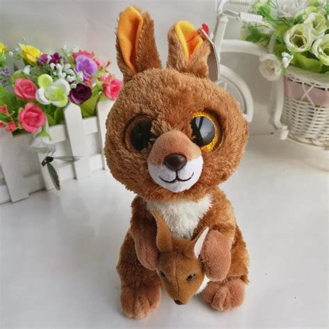 Aliexpress.com : Buy KIPPER brown kangaroo TY BEANIE BOOS 1 piece 15cm 6" Plush Toys Stuffed ...