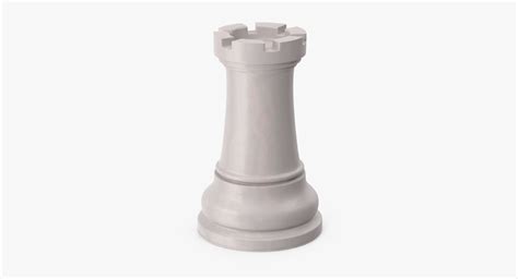 Chess Pieces - Rook White | Tornado Studios