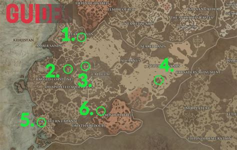 Diablo 4: Waypoint Map With All Fast Travel Locations