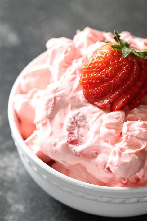 Strawberry Jello Fluff Salad – Six Sisters' Stuff | Jello recipes, Fluff desserts, Fluff salad ...