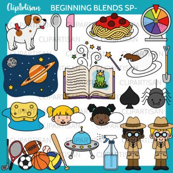 Beginning Blends Clip Art Bundle by ClipArtisan | TpT