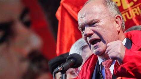 Russian Communist Party Leader Zyuganov Announces Presidential Bid