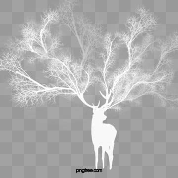 Deers Silhouette Transparent Background, Deer Silhouette Vector, Deer ...