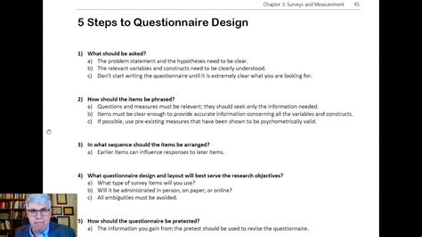 5 Steps to Questionnaire Design - YouTube