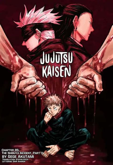 Jujutsu Kaisen Chapter 85 Cover #jujutsukaisen | Jujutsu, Manga covers ...