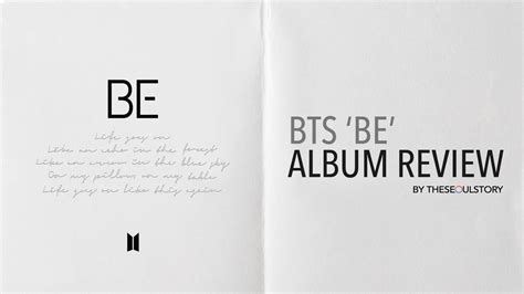 [FEATURE] BTS ‘BE’ ALBUM REVIEW - The Seoul Story