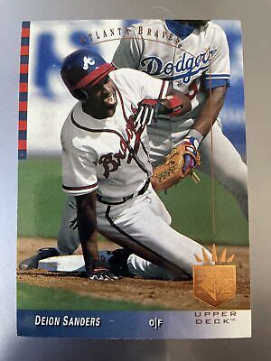 Deion Sanders #62 (1993 Upper Deck SP) Baseball Card, Atlanta Braves | eBay