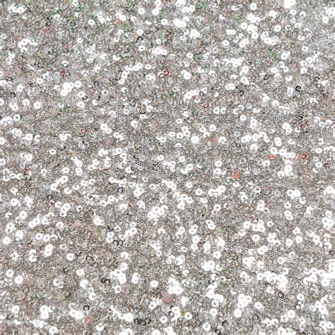 Silver Sequin Fabric