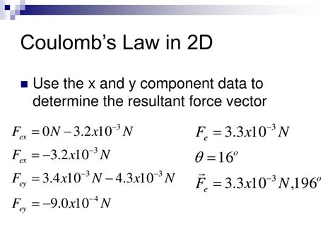 PPT - Applications of Coulomb’s Law PowerPoint Presentation, free ...