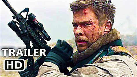 12 STRΟNG Official Trailer (2018) Chris Hemsworth, Action Movie HD - YouTube