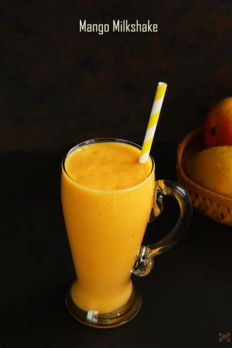 Mango Milkshake Recipe | Mango Shake Recipe- Sharmis Passions