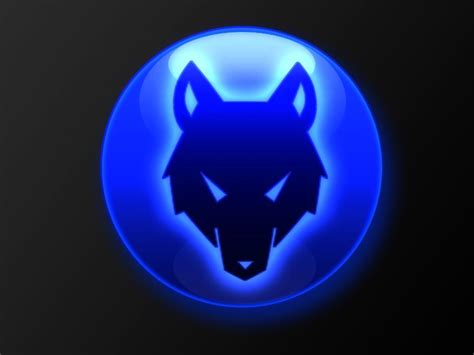 Cool Blue Wolf Logo - LogoDix