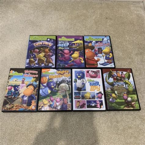 BACKYARDIGANS LOT OF 7 Movie DVD Super Secret Spy Into the Deep Mighty ...