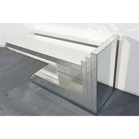 Art Deco Mirrored Console Table | Chairish