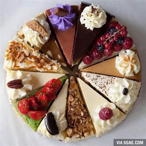 12 Variety Slices of Cheesecake - 9GAG