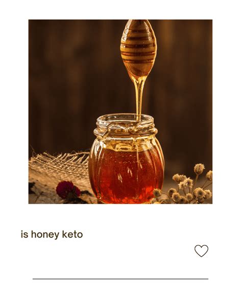 Is honey keto: Best substitutes on low carb diet - Everyday Ketogenic