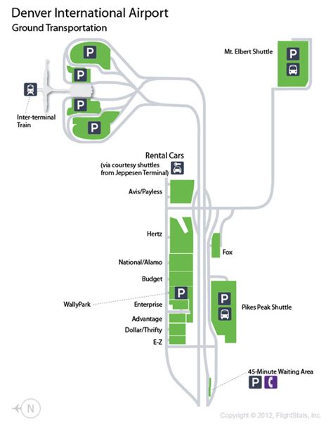 Denver International Airport Map Layout