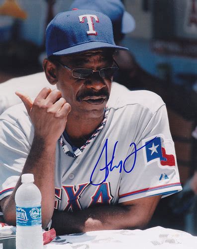 Ron Washington autographed 8x10 Photo (Texas Rangers)