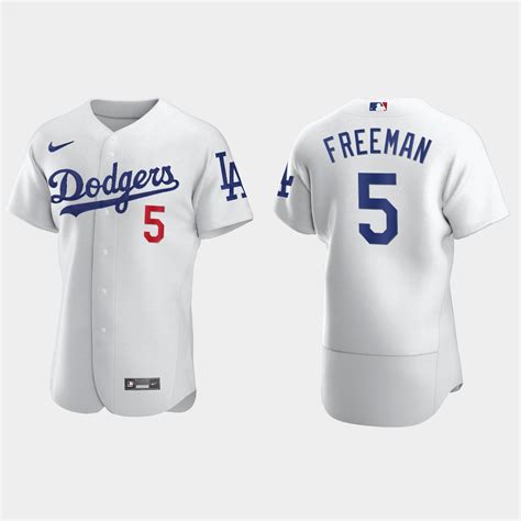 Freddie Freeman Los Angeles Dodgers Home Jersey – White – KatinatSports ...