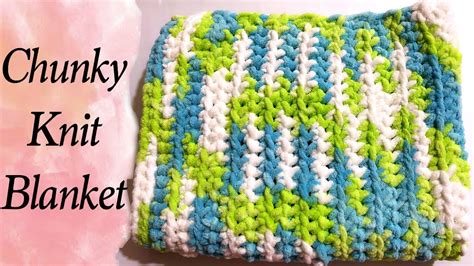 Woolen Blanket | DIY Blanket | Handmade Woolen Blanket |Chunky Knit ...