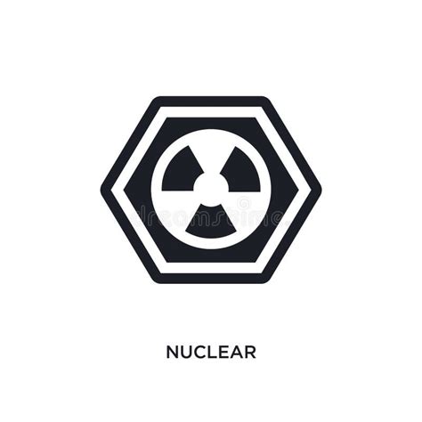 Nuclear Isolated Icon. Simple Element Illustration from Signs Concept Icons Stock Vector ...