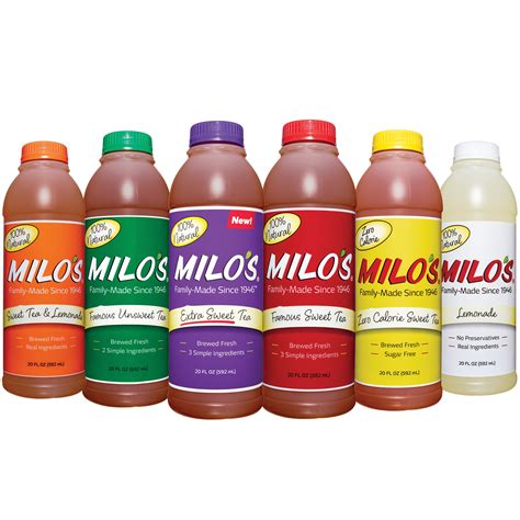 Milo’s Famous Sweet Tea, 100% Natural, 20 Fl. Oz. Bottle - Walmart.com