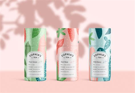 Branding and Packaging Design for Sophia's Tea - World Brand Design Society