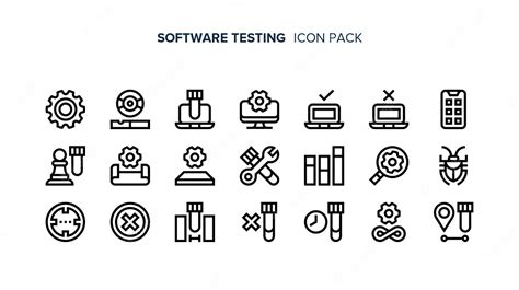 Premium Icon | Software testing