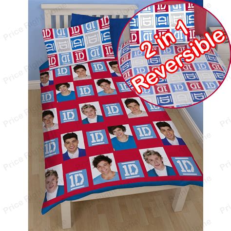 One Direction Duvet Cover Sets - Single + Double Sizes - Official 1D ...