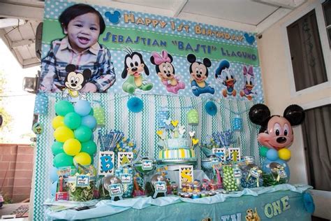 Baby Mickey Mouse Birthday Party Ideas | Photo 2 of 40 | Catch My Party