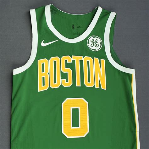 Jayson Tatum - Boston Celtics - Christmas Day' 18 - Game-Worn Earned City Edition Jersey ...