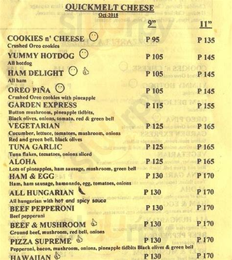 Alberto's Pizza menù, Cebu City - Main Menu | Sluurpy