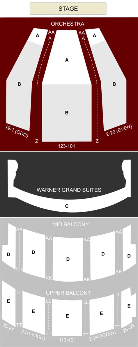 Warner Theater Seating Chart Washington Dc | Cabinets Matttroy