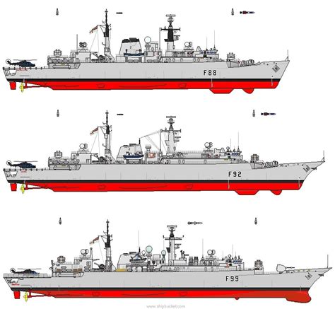 broadsword type 22 class frigate royal navy batch 1 2 3 | Royal navy ...