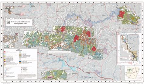 Topographic Map Of Ozark Mountains