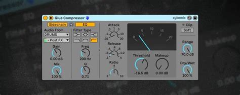 Glue Compressor | Ableton Live Plugin Overview – Live Aspects