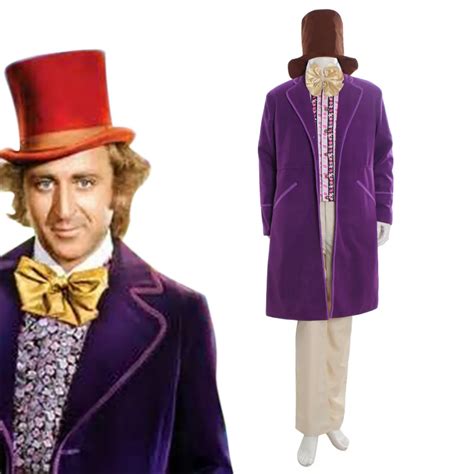 Charlie and the Chocolate Factory Gene Wilder as Willy Wonka 1971 Purple Jacket Costume ...