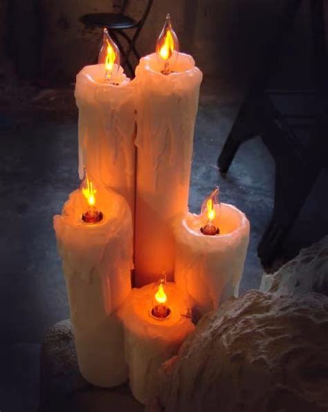 Outdoor Flicker Candles | Halloween Forum | Halloween candles ...