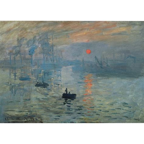 'Impression Sunrise' by Claude Monet Painting Print on Canvas & Reviews | Joss & Main