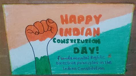 Constitution Day poster drawing /National Constitution Day of India drawing - YouTube