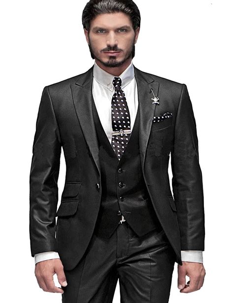 Hot Sale Custom Made Italian Suit 2019 White Tuxedo Groom suits Jacket+Pants+Vest Groom Tuxedos ...