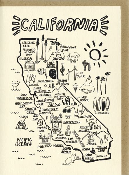 California Map Drawing at PaintingValley.com | Explore collection of ...