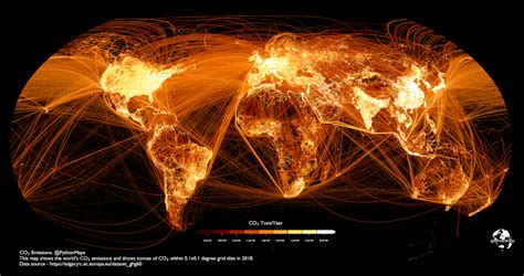 Mapped: Carbon Dioxide Emissions Around the World - City Roma News