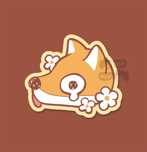 Sad Doge Vinyl Sticker — Hideaway Melon