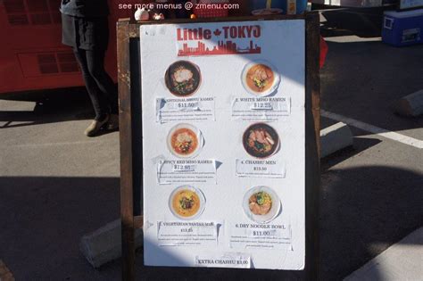 Online Menu of Little Tokyo Ramen Restaurant, Kelowna, British Columbia, V1Y 9S4 - Zmenu