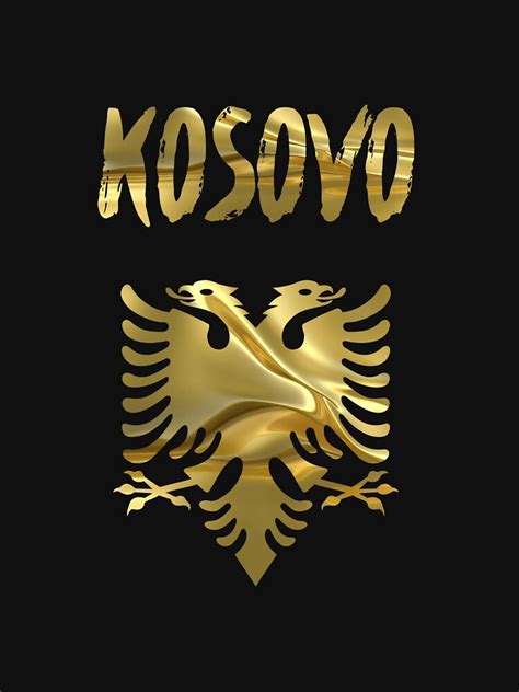 "Kosovo - Albania Flag" T-shirt by Sineater | Redbubble