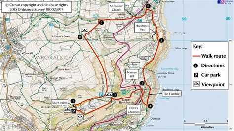 Luccombe and The Landslip Walk - 5.6 Miles - Explore the Isle of Wight