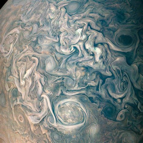 NASA's Juno Spacecraft Views Chaotic Clouds of Jupiter