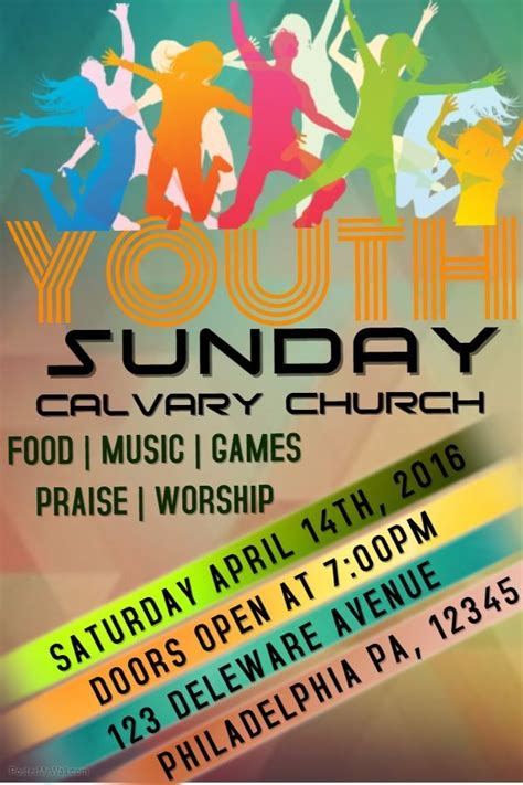 Free Youth Ministry Flyer Templates | Event flyer templates, Event ...