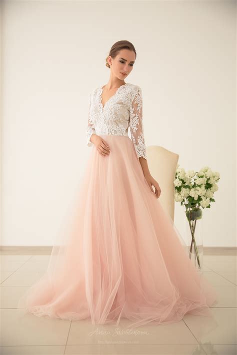 Pink-powder Wedding dress | Anna Skoblikova - Wedding Dresses & Evening Gowns